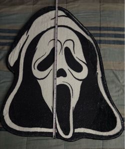 Ghost face soft rug