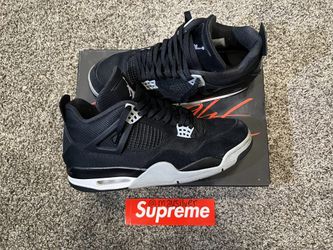 Jordan 4 Black Canvas