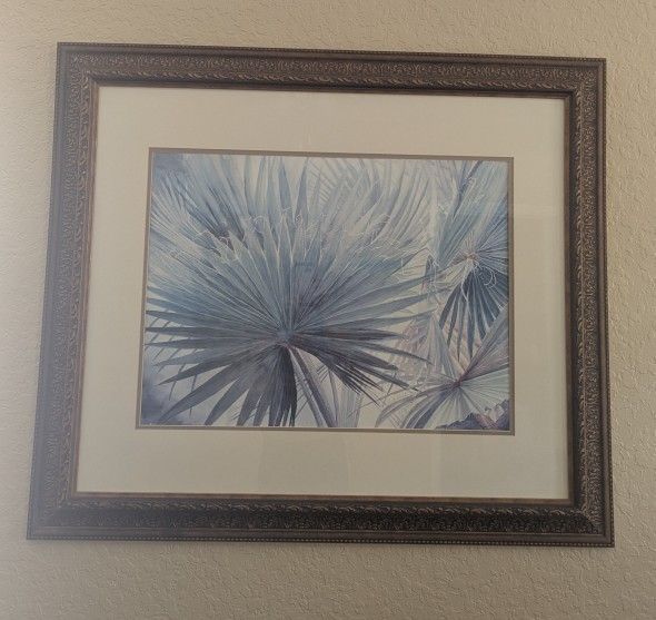 Framed Palm Print with Glass