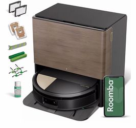 iRobot Roomba Max 705 Combo Robot Vacuum & Mop + AutoWash Dock – Extending Cleaning Roller Mop, Retractable Cover, Dual Brushes, Self-Empties, Heat-Wa