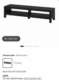 Black TV Stand