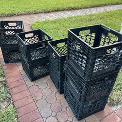 8 Heavy duty Storage Stackable Baskets, $7 Each