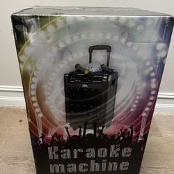 NEW, UNOPENED Karaoking karaoke machine with wireless microphones