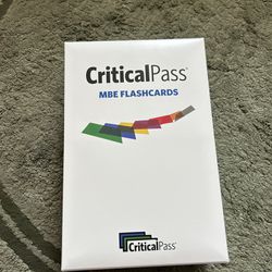 Critical Pass Flash Cards For New York Bar Exam