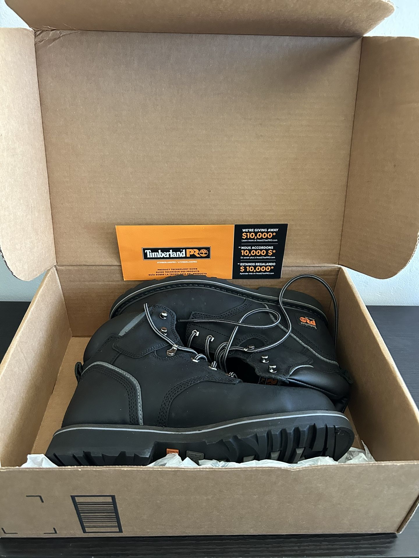 Timberland PRO 6” Steel Toe Waterproof Work Boots (Men’s 10W)