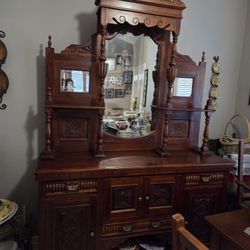 What carved cabinet antiques
