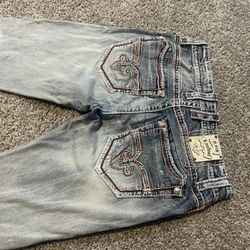 Jeans 👖 Rock Revival $50 Para Hombre Talla 34 