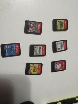 Nintendo switch games, controller, and extra controllers