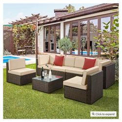 Brand New 7 Pieces Patio Sofa Set. Black Friday Deal! 