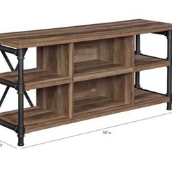 54” TV Entertainment Center with Shelves