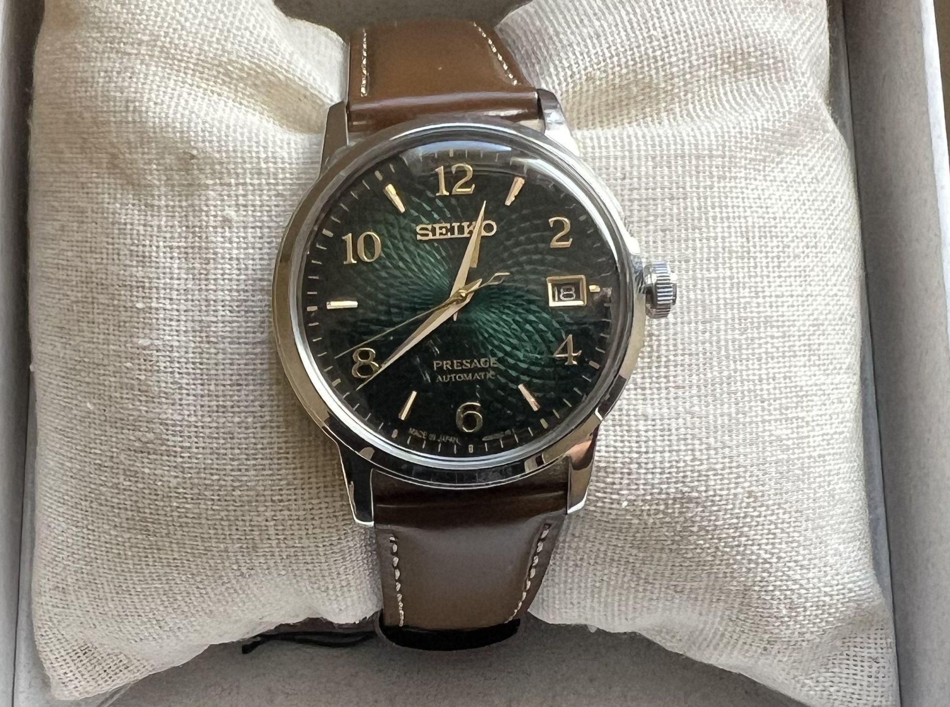 Seiko Presage SRPE45 “Mojito” – Full Kit + Uncle Seiko BOR Bracelet