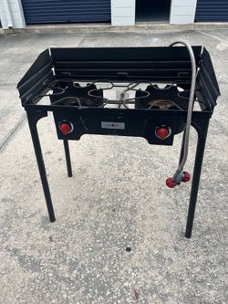 Outdoor propane two burners