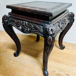 Antique Asian Table Plant or End or Side or Lamp Small Medium