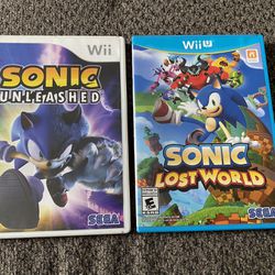 Sonic The Hedgehog Nintendo Wii U Game Bundle