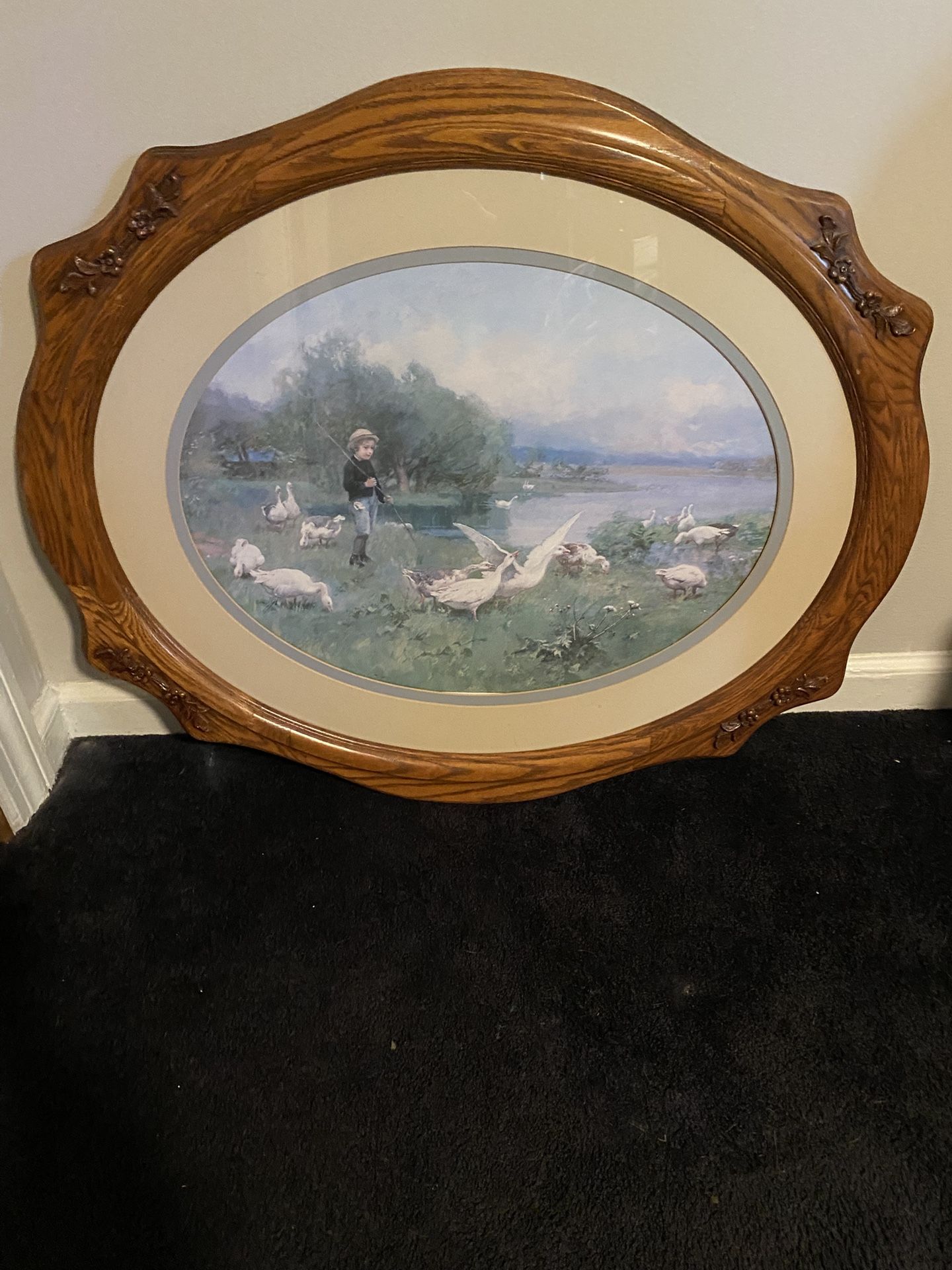 Vintage Oval Frame