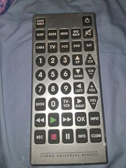 Giant Universal Remote