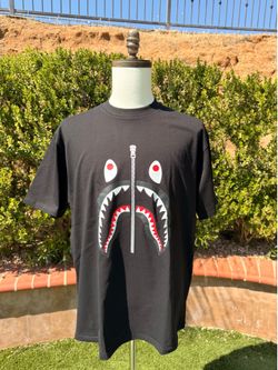 Bape Zipper Black Tee - XL&L