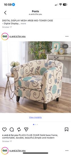 PLAZA CLUB CHAIR Solid base frame, comfortable, durable, beautiful,Simple and modern