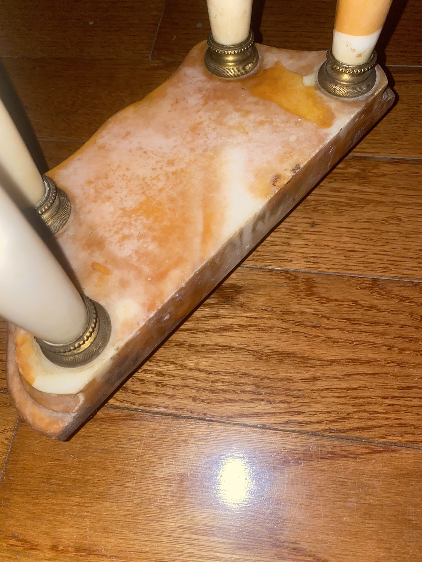 Antique Marble/brass Clock