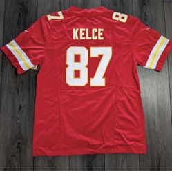 Kansas City chief Kelce 87 Fully Stitched (small To 3X) 