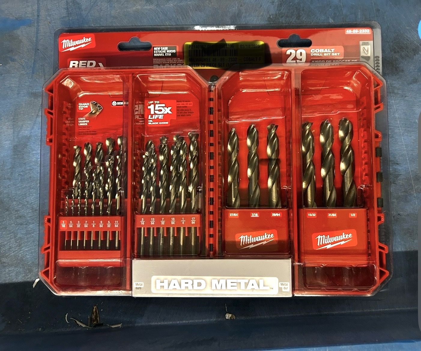 Milwaukee Cobalt Red Helix Drill Bit Set for Drill Drivers (29-Piece)