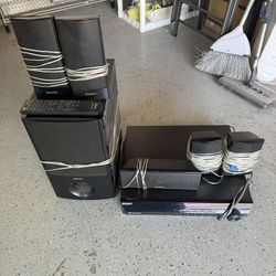 Sony DAV-HDX285 Home Theater System Receiver 5 Disc Changer DVD Player