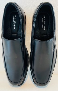 Van Heusen  size 9.5 Teller Mens Moc Closed Toe Work Shoes