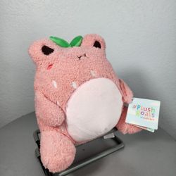 10" Plush Goals Pink Strawberry Wawa Frog Plush