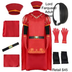 Lord Farquaad Adult Small Costume Shrek Renaissance Cosplay