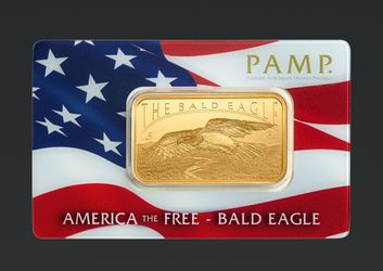 Collectible 1 oz Bold Eagle Gold Bar