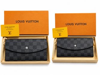 Louis Vuitton Damier Graphite Portefeuille Long Modulable / Long Snap wallet
