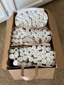 Huge Box Of Light Foam Light Sticks for Parties.  152 sticks.