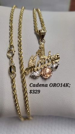 Cadena de Mujer en Oro 14k