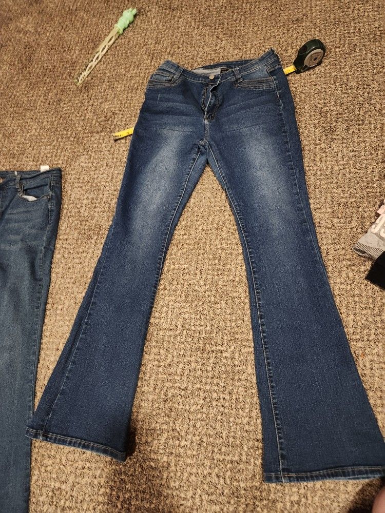 Womans Jeans Size XL See Pics For Measurments