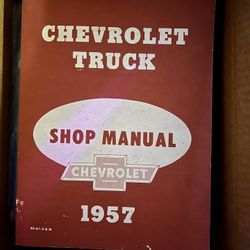 Book 1957 Chevrolet Truck Shop Manual
