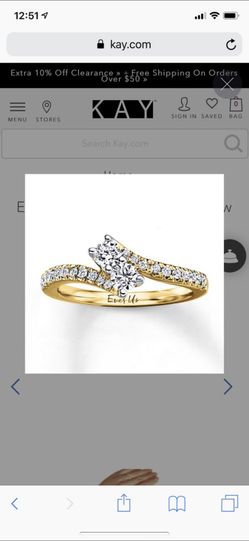 Ever us diamond ring from Kay jeweler