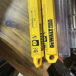 Dewalt 1/2” Carbide Drill Bits (two)