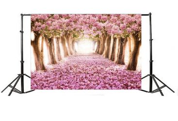 AOFOTO 10x8ft Spring Cherry Blossom Backdrop Sweet Pink Flowers 
