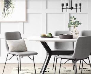 2 chair gray new