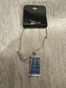 Dr. Who Tardis Pendant Necklace