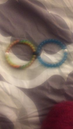 Two Lokai bracelets