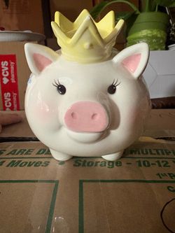 VINTAGE Mud Pie Little Prince Piggy Bank