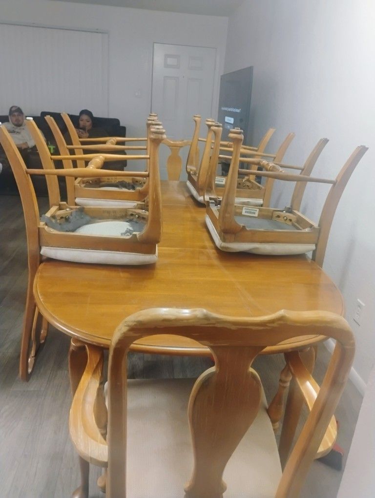 Kitchen Table With Six Chairs