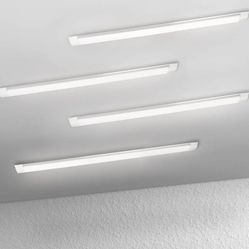 JAZOCTIG LIGHT FIXTURES 4FT LED 40W ULTRA THIN DAY LIGHT  4000K DIMENSIONS 47.2"L X 2.9"W X 0.9"H 