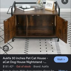 Cat Bed With Nightstand 