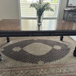 Solid Wood Dining Table 90” 