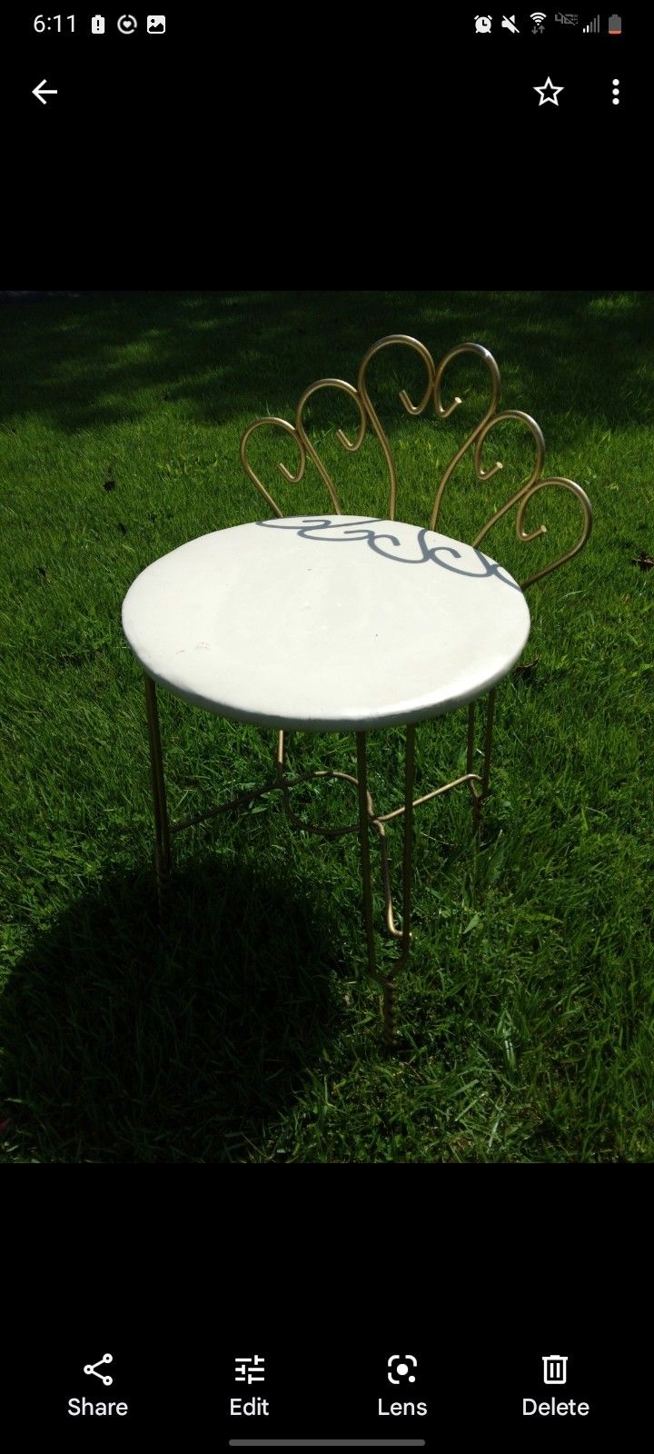 60s Vanity Chair