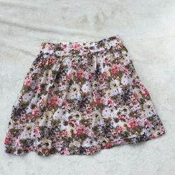 Floral Fall Skirt