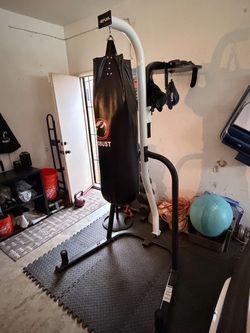 Fuel Freestanding Heavy Bag Stand with Robust Punching Bag