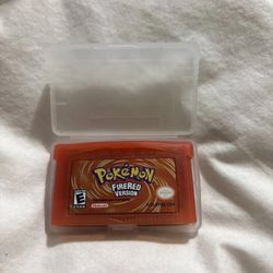 Pokemon Fire Red Version - Official Pokemon Fire Red Gameboy Game